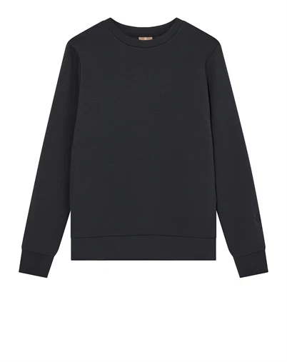 Mos Mosh Gallery - MMGAbel Crew Neck Sweatshirt - Salute Navy